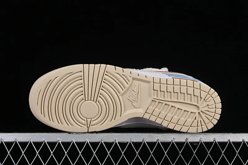 All Categories Nk SB Dunk Series Nk SB Dunk Low Low-top sneakers Nk Dunk Low Retro Coast Blue White Brown Street classic and versatile SB strap low-top casual sneakers DV0831-003